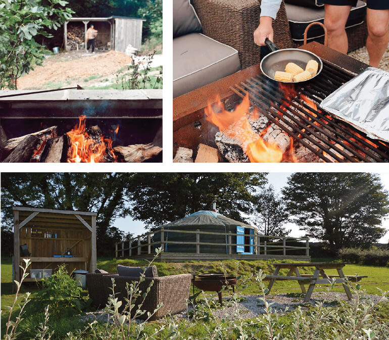 Glamping at the Fir Hill